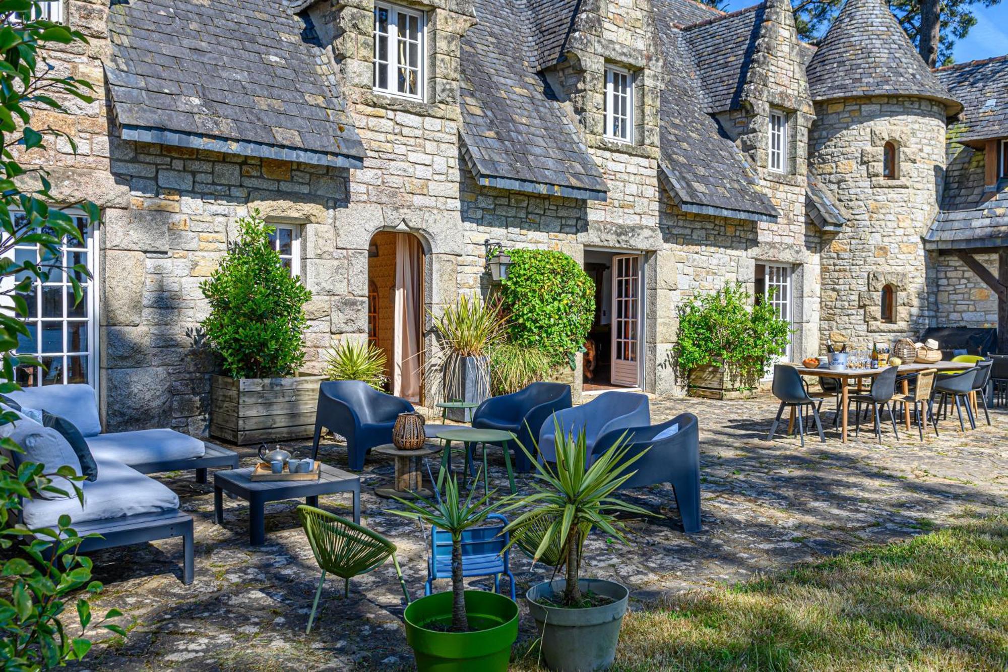 Вилла Le Manoir De Saint Brendan Баден Экстерьер фото
